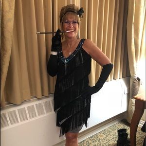 Flapper girl outfit